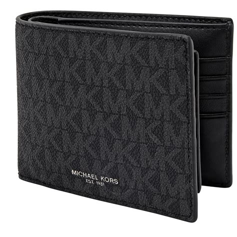 michael kors black mens wallet|Michael Kors Wallet men offer.